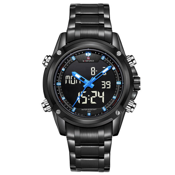 NAVIFORCE Luxury Brand Men Sports Army Military Watches Men's Quartz Analog LED Clock Male Waterproof Watch relogio masculino