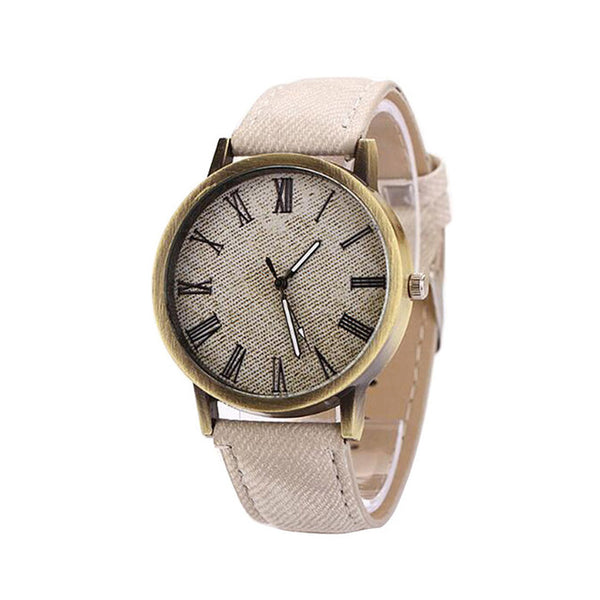 MEIBO Relojes Women Quartz Watches Denim Design Leather Strap Male Casual Wristwatch Relogio Masculino Ladies Watch female watch