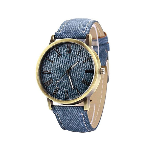MEIBO Relojes Women Quartz Watches Denim Design Leather Strap Male Casual Wristwatch Relogio Masculino Ladies Watch female watch