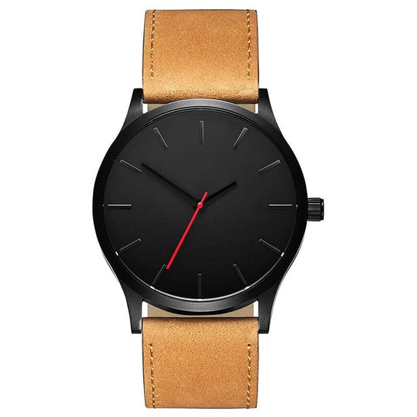 Military Quartz Men Watch Leather Sport watches Reloj 2019 Fashion Large Dial High Quality Clock Wristwatch Relogio Masculino