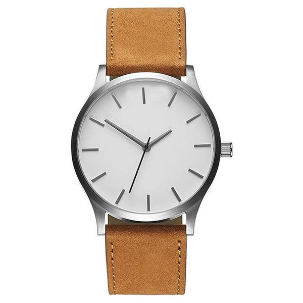 Military Quartz Men Watch Leather Sport watches Reloj 2019 Fashion Large Dial High Quality Clock Wristwatch Relogio Masculino