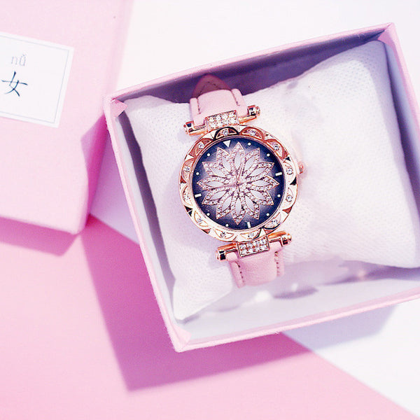 Luxury Women Watches Ladies Bracelet Watch Starry Sky Clock Hot Sale Fashion Diamond Female Quartz Wristwatches relogio feminino