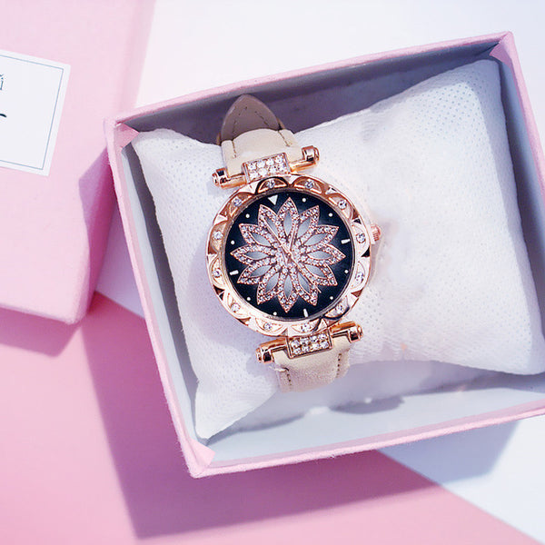 Luxury Women Watches Ladies Bracelet Watch Starry Sky Clock Hot Sale Fashion Diamond Female Quartz Wristwatches relogio feminino