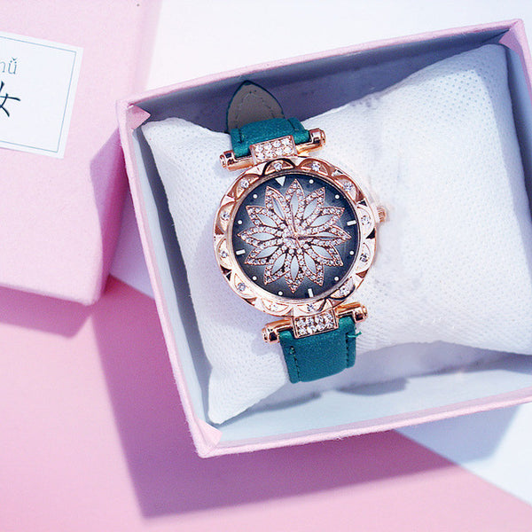 Luxury Women Watches Ladies Bracelet Watch Starry Sky Clock Hot Sale Fashion Diamond Female Quartz Wristwatches relogio feminino