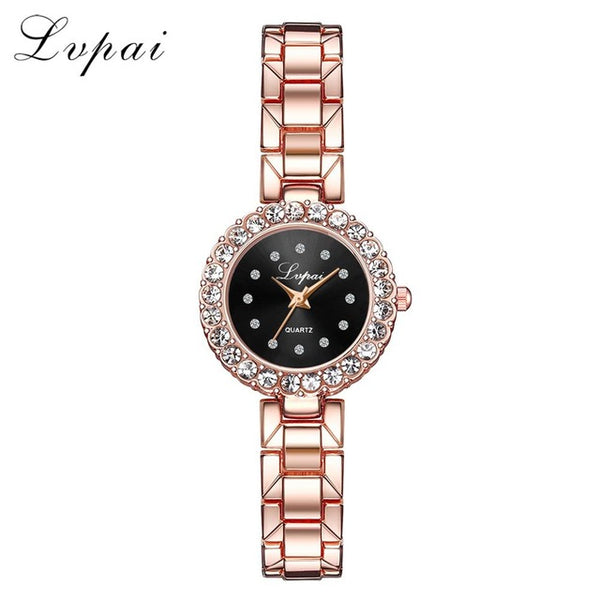 Lvpai Brand Luxury Bracelet Watches Set For Women Fashion Geometric Bangle Quartz Clock Ladies Wrist Watch Zegarek Damski