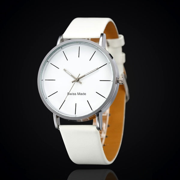 New Fashion Women Watch Red Leather Band Quartz Wristwatch Girl Lady Watches Casual Watch Wrist Clock Reloj Mujer Drop Shipping