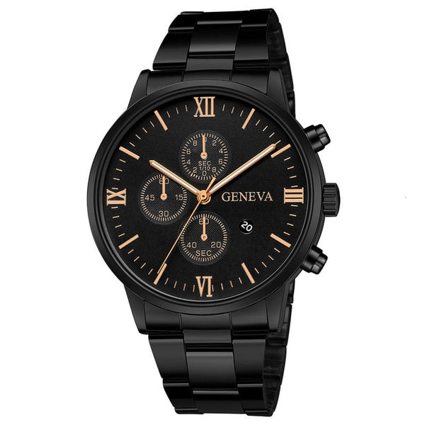 The Men Watches Luxury Brand Auto Date Gold Male Clock Sport Quartz Wrist Watch Men relogio masculino erkek kol saati