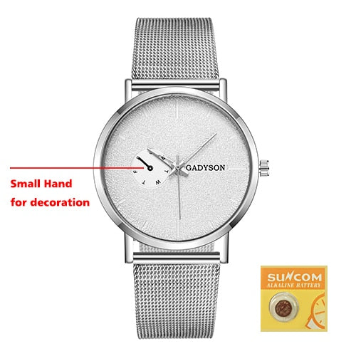DONROSIN Men Casual Slim Black Mesh Steel Wrist Sport Watch Fashion Mens Watches Top Brand Luxury Quartz Watch Relogio Masculino