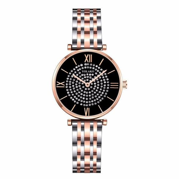 Luxury Crystal Women Bracelet Watches 2019 Top Brand Fashion Diamond Ladies Quartz Watch Female Full Steel Waterproof Wristwatch