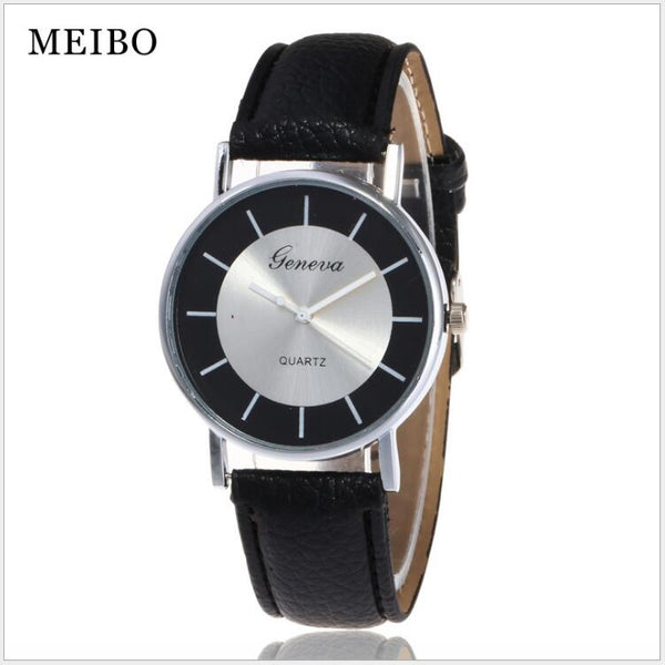 Brand New Women's Watches vansvar Women's Casual Quartz Leather Band Buckle Strap Watch Analog Wrist Watch relogio feminino Cloc