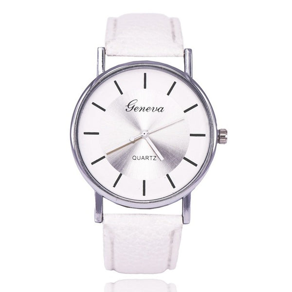 Brand New Women's Watches vansvar Women's Casual Quartz Leather Band Buckle Strap Watch Analog Wrist Watch relogio feminino Cloc