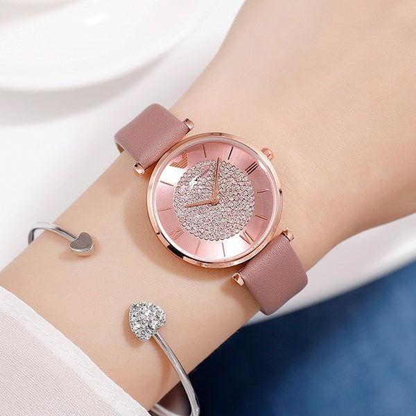 Luxury Diamond Women Watches 2019 Rose Gold Magnetic Ladies Wrist Watches For Women Bracelet Watch Female Clock Relogio Feminino