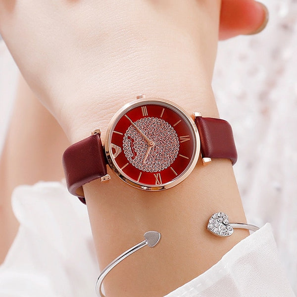 Luxury Diamond Women Watches 2019 Rose Gold Magnetic Ladies Wrist Watches For Women Bracelet Watch Female Clock Relogio Feminino