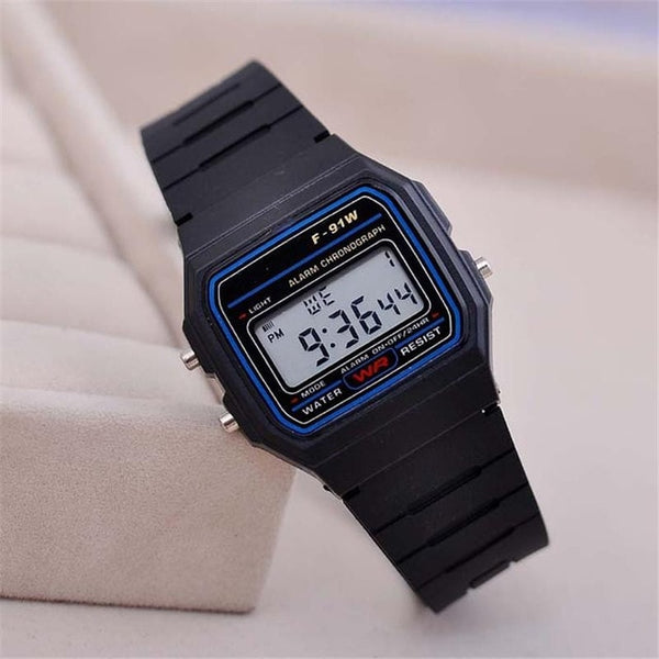 New Fashion Gold Silver Silicone Couple Watch Digital Watch Square Military Men/ Women Dress Sports Watches The Male Watch