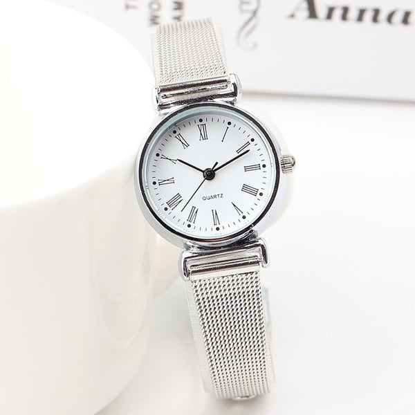 Top Brand Unique Fashion Mini Watches Simple Casual Steel Mesh Women's Watches Ladies Small Dial Watch Clock Relogio Feminino