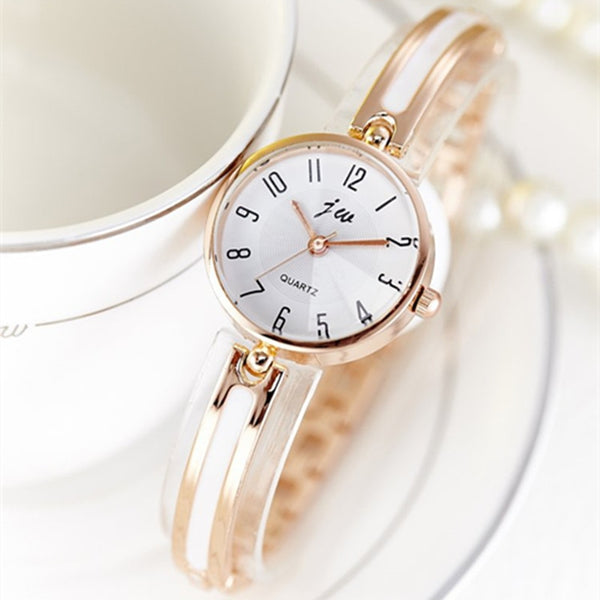 JW 2019 Women Gold Bracelet watches Luxury Brand Quartz creative Watch Ladies Steel Casual Dress Wristwatches Female Hours Clock