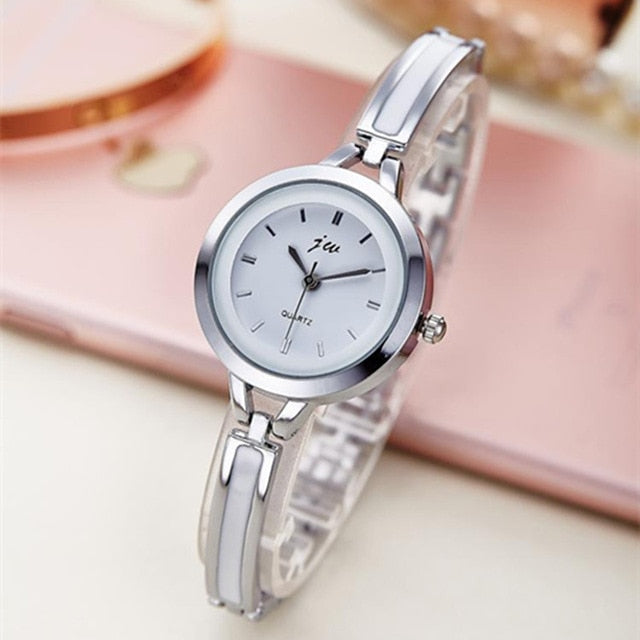 JW 2019 Women Gold Bracelet watches Luxury Brand Quartz creative Watch Ladies Steel Casual Dress Wristwatches Female Hours Clock