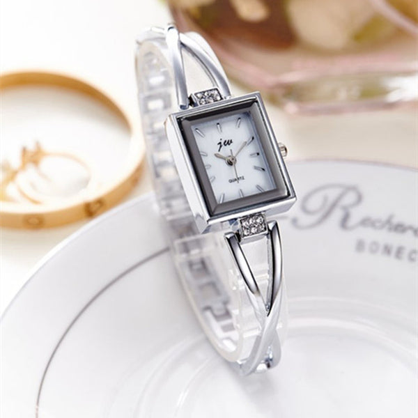 JW 2019 Women Gold Bracelet watches Luxury Brand Quartz creative Watch Ladies Steel Casual Dress Wristwatches Female Hours Clock