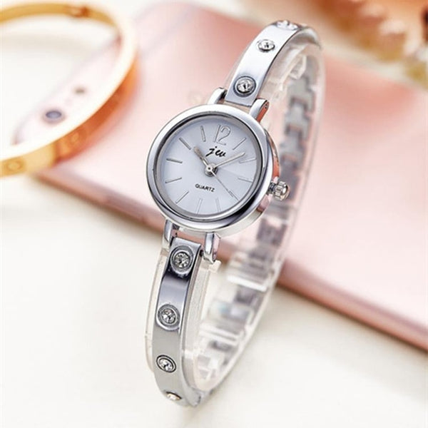 JW 2019 Women Gold Bracelet watches Luxury Brand Quartz creative Watch Ladies Steel Casual Dress Wristwatches Female Hours Clock