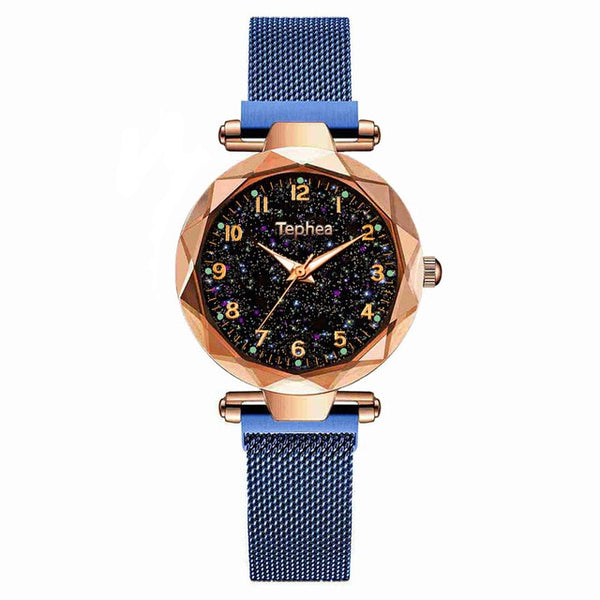 Ladies Dress Watches Magnetic Starry Sky Women Wristwatch Luxury Rose Gold Female Quartz Clock reloj mujer relogio feminino 2019