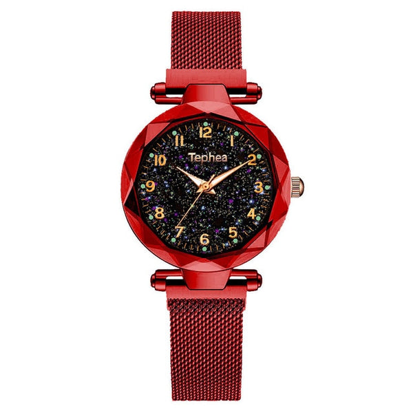 Ladies Dress Watches Magnetic Starry Sky Women Wristwatch Luxury Rose Gold Female Quartz Clock reloj mujer relogio feminino 2019