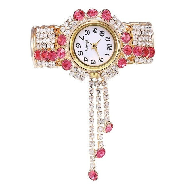 2019 Top Brand Luxury Rhinestone Bracelet Watch Women Watches Ladies Wristwatch Relogio Feminino Reloj Mujer Montre Femme Clock